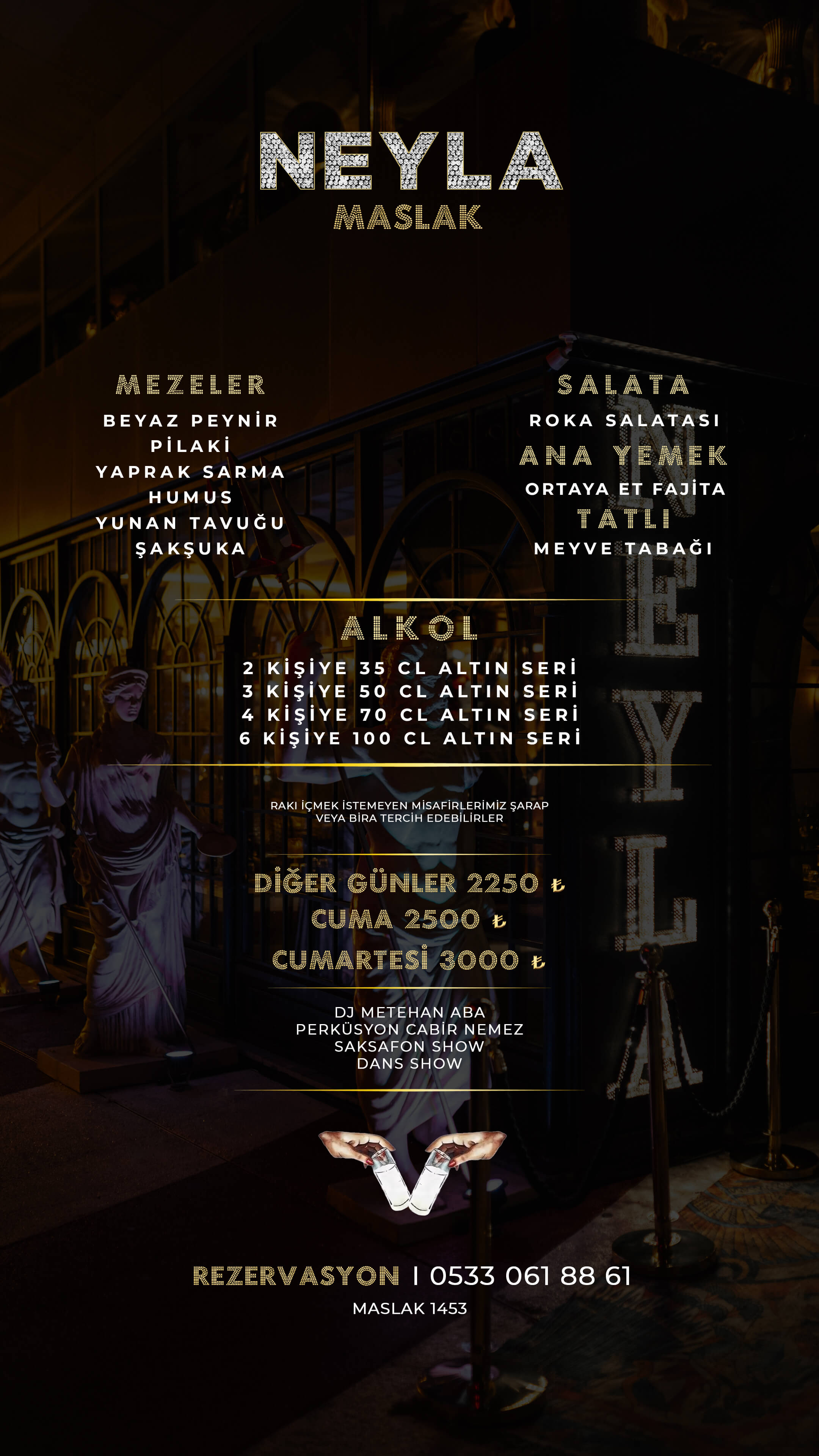 Rakı Menüsü